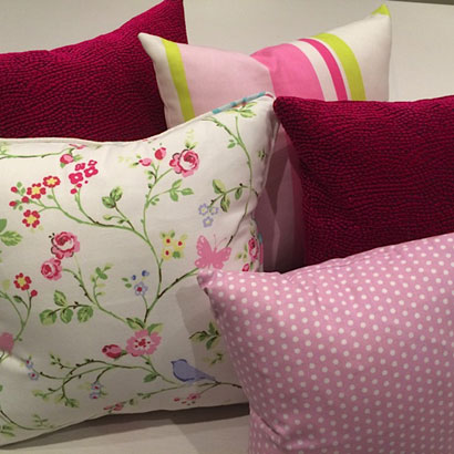 Cushions made by hand in Coventry